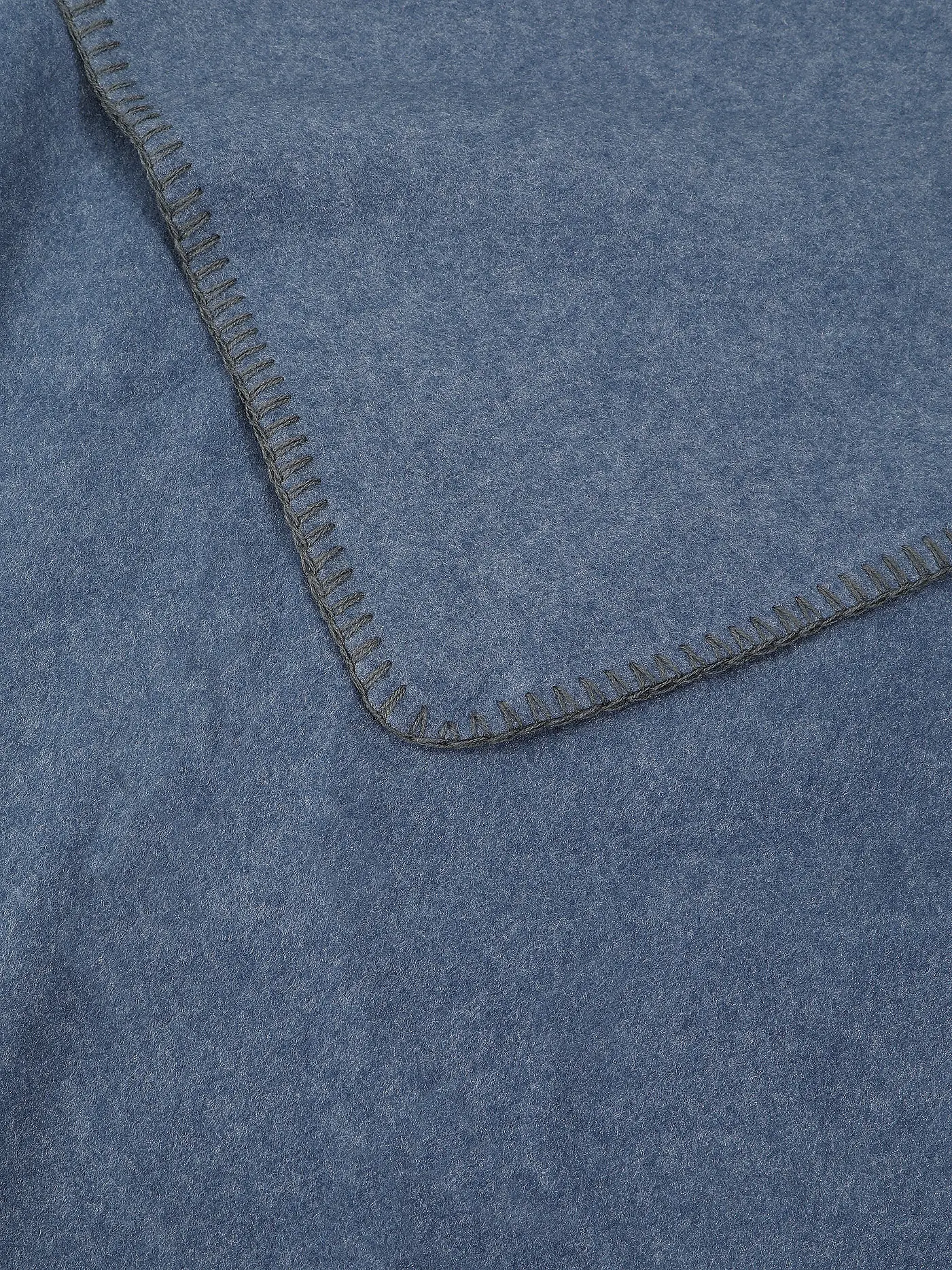 PROFLAX | Wohndecke - Plaid 160x200cm Secret Ecru | blau